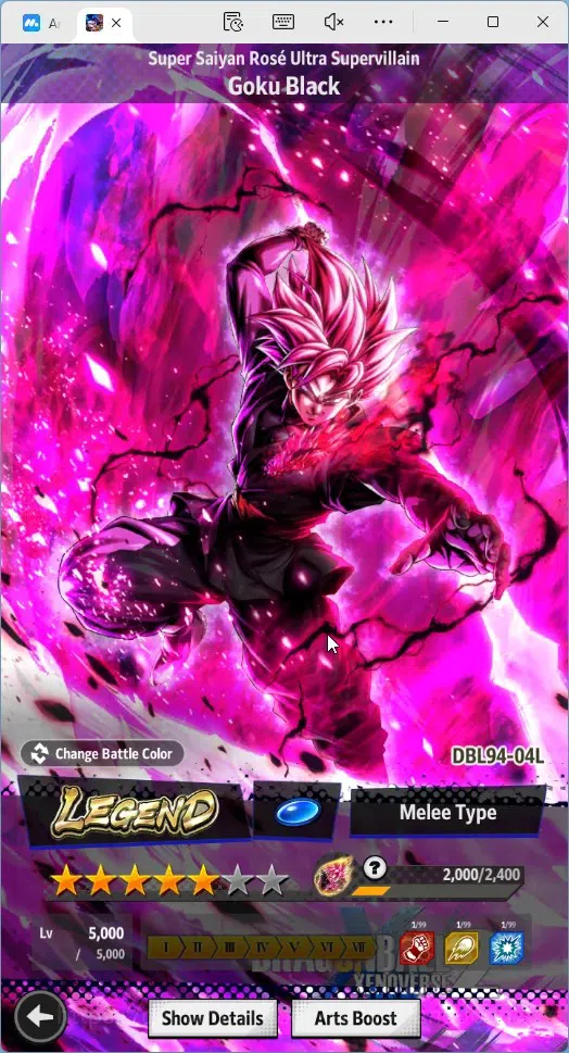 Dragon Ball Legends Accounts High-End Android |Lvl 148|14M Total Power|3 LR|3 UL|LR Trunks&Gohan,SSR Goku Black,Bardock|UL 8