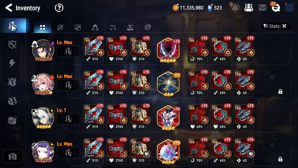 Epic Seven Accounts GLOBAL Unverif|New Era|3 ML(Empyrean Ilynav,TE Kay image 9