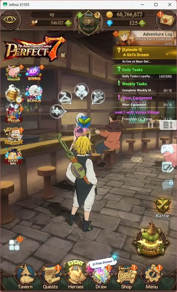 The Seven Deadly Sins: Grand Cross Accounts ASIA | 642K CC| 125 DM|UR Mesis 2/6, ODK 1/6, Meli image 7