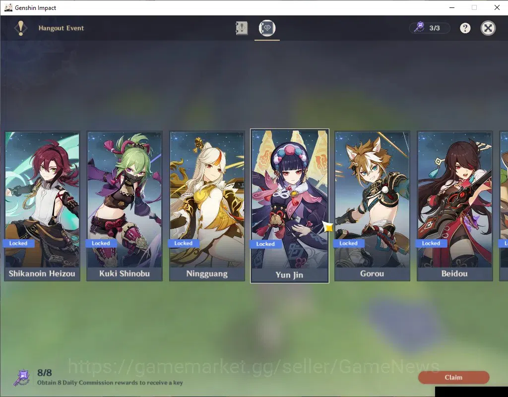 Genshin Impact Accounts ASIA|AR 52|6 Limited+2(*5Wep)|Nicole,Lauma,Nahida, image 14