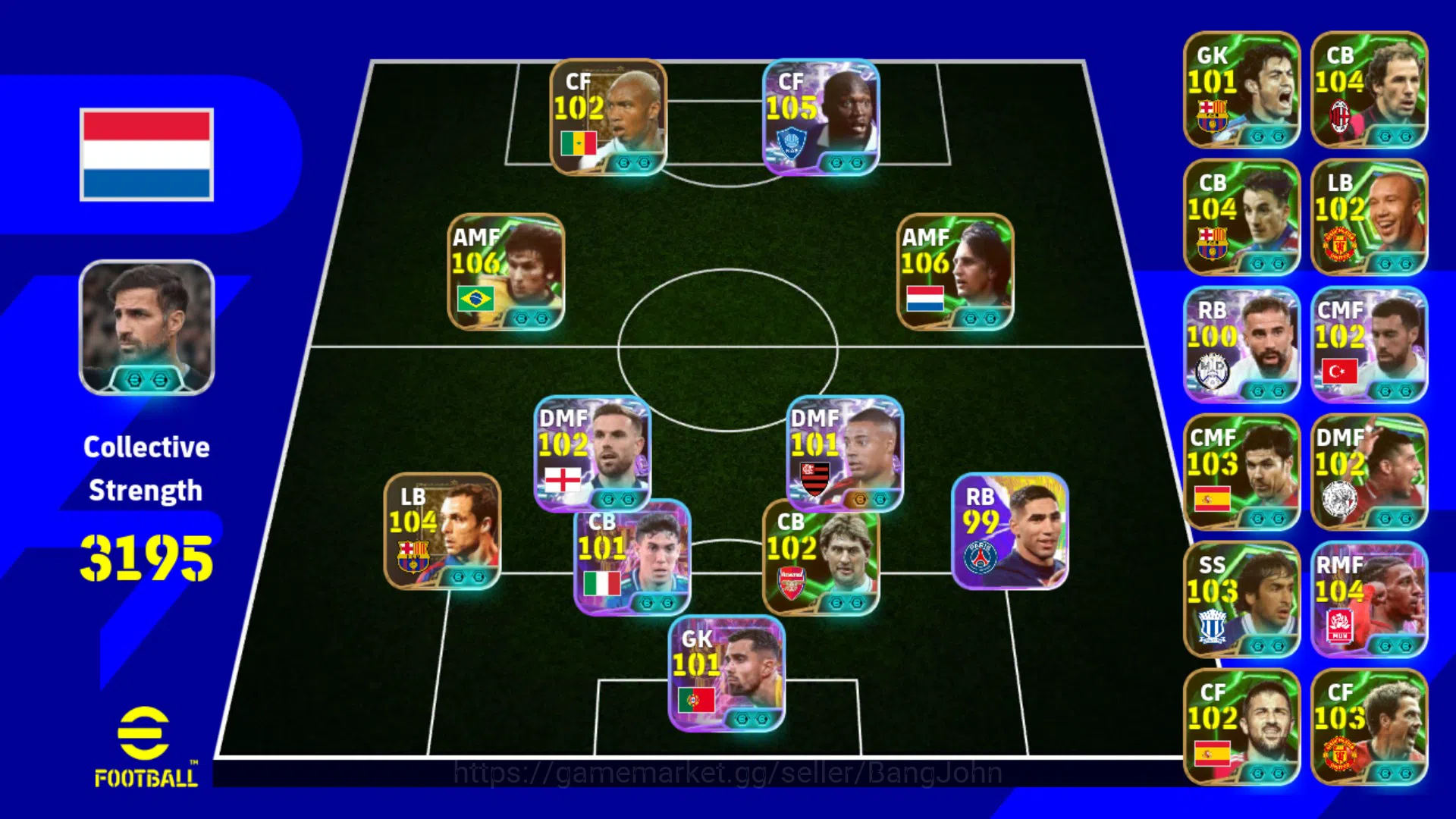 eFootball Accounts Android Power 3195 | Lukaku Showtime | Zico Epic D image 2