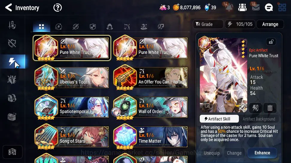 Epic Seven Accounts Starter GLOBAL Unverif|Starter|4 ML(LOT Scales, Harsetti, etc)+ TA Coli ,etc|Poh+Bles ON|6,2K SStone+1,5 15