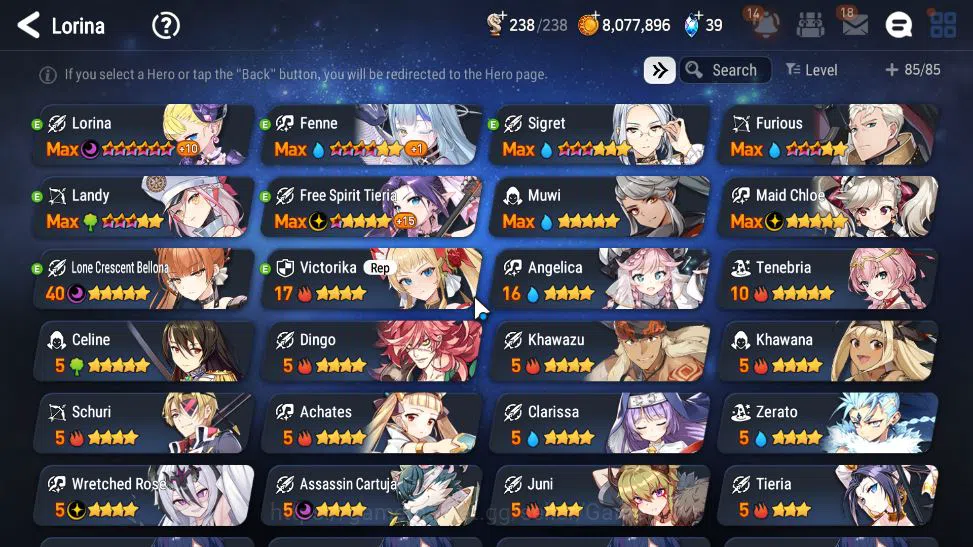 Epic Seven Accounts Starter GLOBAL Unverif|Starter|4 ML(LOT Scales, Harsetti, etc)+ TA Coli ,etc|Poh+Bles ON|6,2K SStone+1,5 19