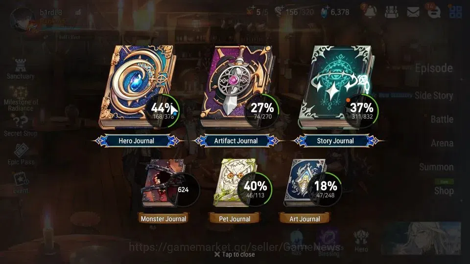 Epic Seven Accounts GLOBAL|UnVerif|15 ML(BArunka,RueleofLight)Setsuka, image 3