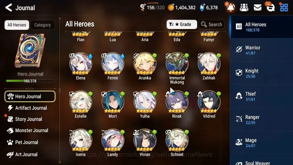 Epic Seven Accounts GLOBAL|UnVerif|15 ML(BArunka,RueleofLight)Setsuka, image 9