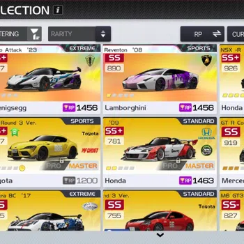 Racing Master Accounts SEA|Lvl 30|2 PL Cars (Jesko Attack Ecu 1,Reventon Ecu 1),MF Ghost GR Supra,NSX-R Ecu 5,S200 Ecu