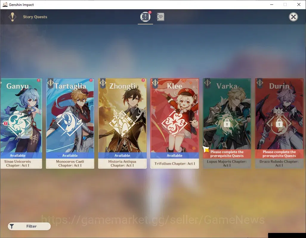 Genshin Impact Accounts ASIA|AR 52|3 Limited + 1 (*5 Weapon)|Skirk,Flins,S image 16