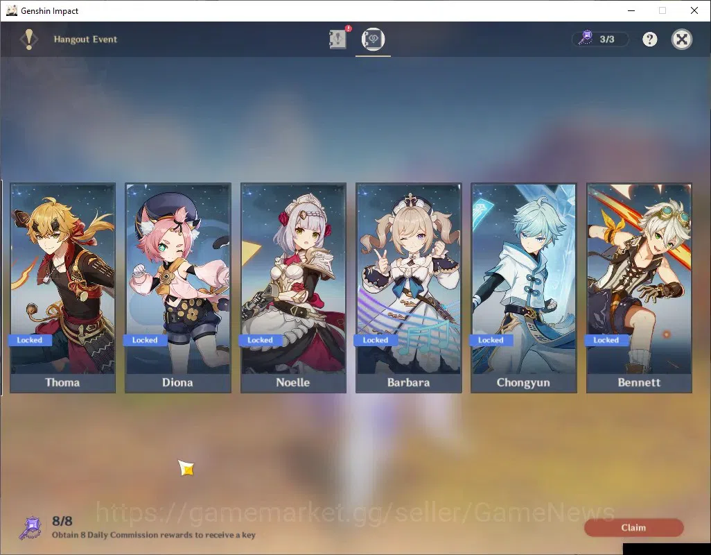 Genshin Impact Accounts ASIA|AR 52|3 Limited + 1 (*5 Weapon)|Skirk,Flins,S image 19