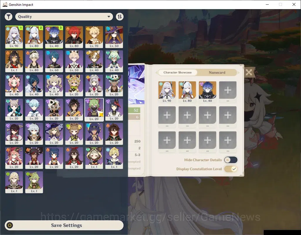 Genshin Impact Accounts ASIA|AR 52|3 Limited + 1 (*5 Weapon)|Skirk,Flins,S image 2