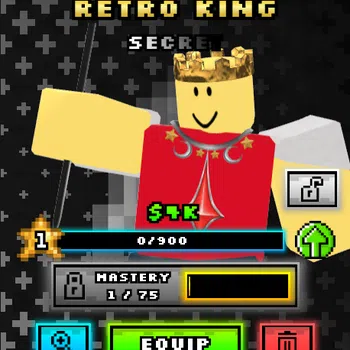 Roblox Others Noob Tower Defense | Secret Omega Retro King image 1