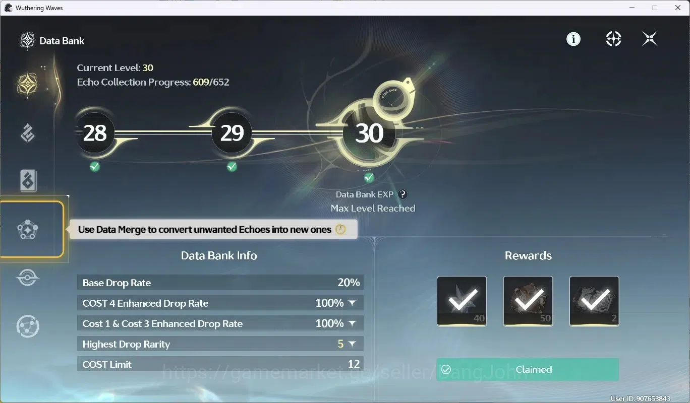 Wuthering Waves Accounts SEA | UL 52 | Rank6 | 2 Char Limit[CartethyaRC6(Si image 15