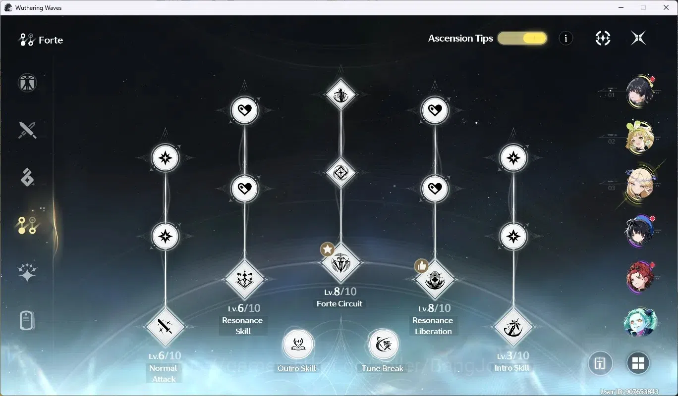 Wuthering Waves Accounts SEA | UL 52 | Rank6 | 2 Char Limit[CartethyaRC6(Si image 4