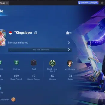 Honor of Kings Accounts Rare Skin Global | 57H 24S |Legend Luna|Legend Arthur|Epic Arthur,Nezha,Shouye|AOT Heino|5