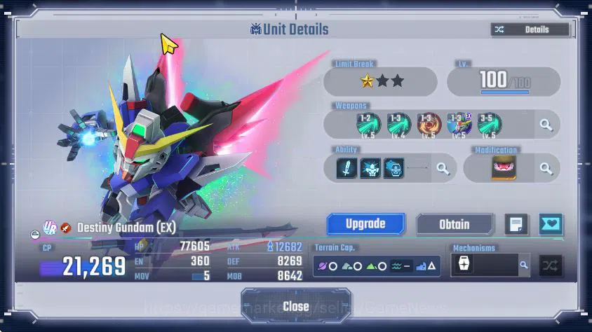 SD Gundam G Generation ETERNAL Accounts [Global] 35 UR 8 Limit (Hi-Nu MLB, Barbatos Lupus  image 10