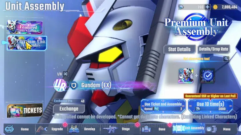SD Gundam G Generation ETERNAL Accounts [Global] 35 UR 8 Limit (Hi-Nu MLB, Barbatos Lupus  image 14
