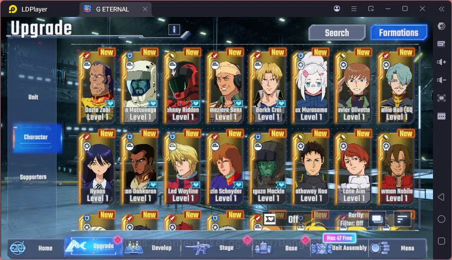 SD Gundam G Generation ETERNAL Accounts Global| rank 34, 170 dm, 12 UR unit, 10 char, 10 s image 7