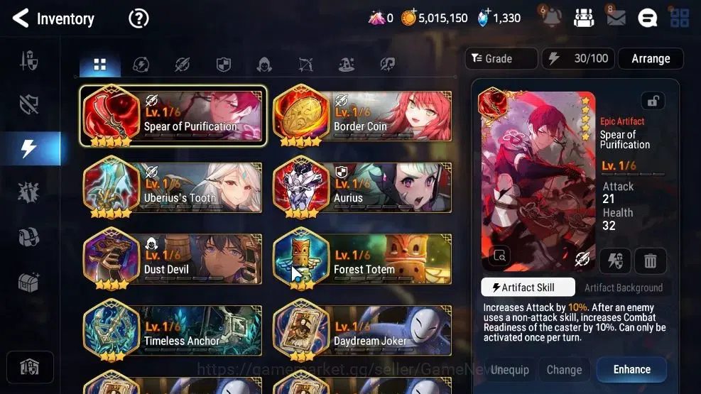 Epic Seven Accounts GLOBAL Unverif|New Era|2 ML(Rhiana & Luciel,Silver image 14