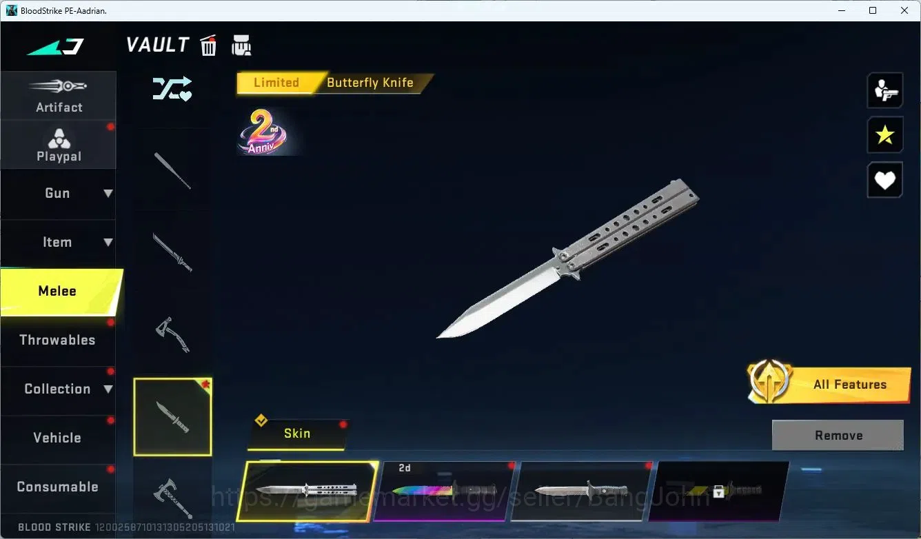 Blood Strike Accounts ASIA | Collab Skins 3 | Limited AR97-Ascendant | 1 image 11