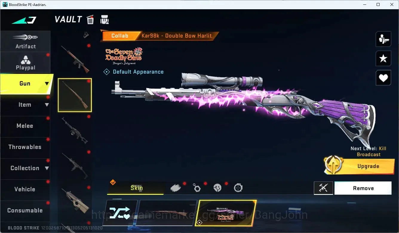 Blood Strike Accounts ASIA | Collab Skins 3 | Limited AR97-Ascendant | 1 image 18