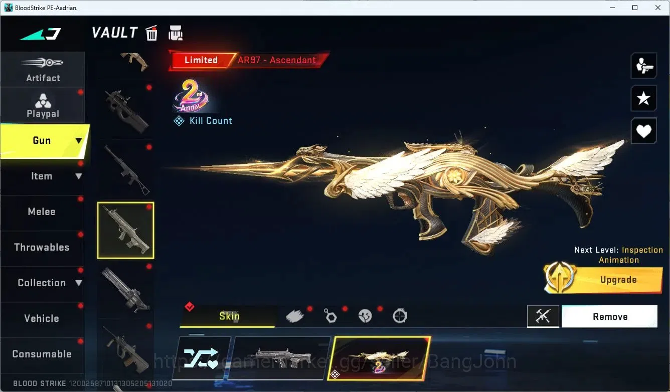 Blood Strike Accounts ASIA | Collab Skins 3 | Limited AR97-Ascendant | 1 image 20