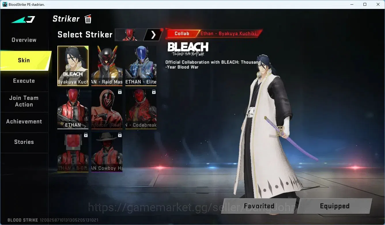 Blood Strike Accounts ASIA | Collab Skins 3 | Limited AR97-Ascendant | 1 image 3