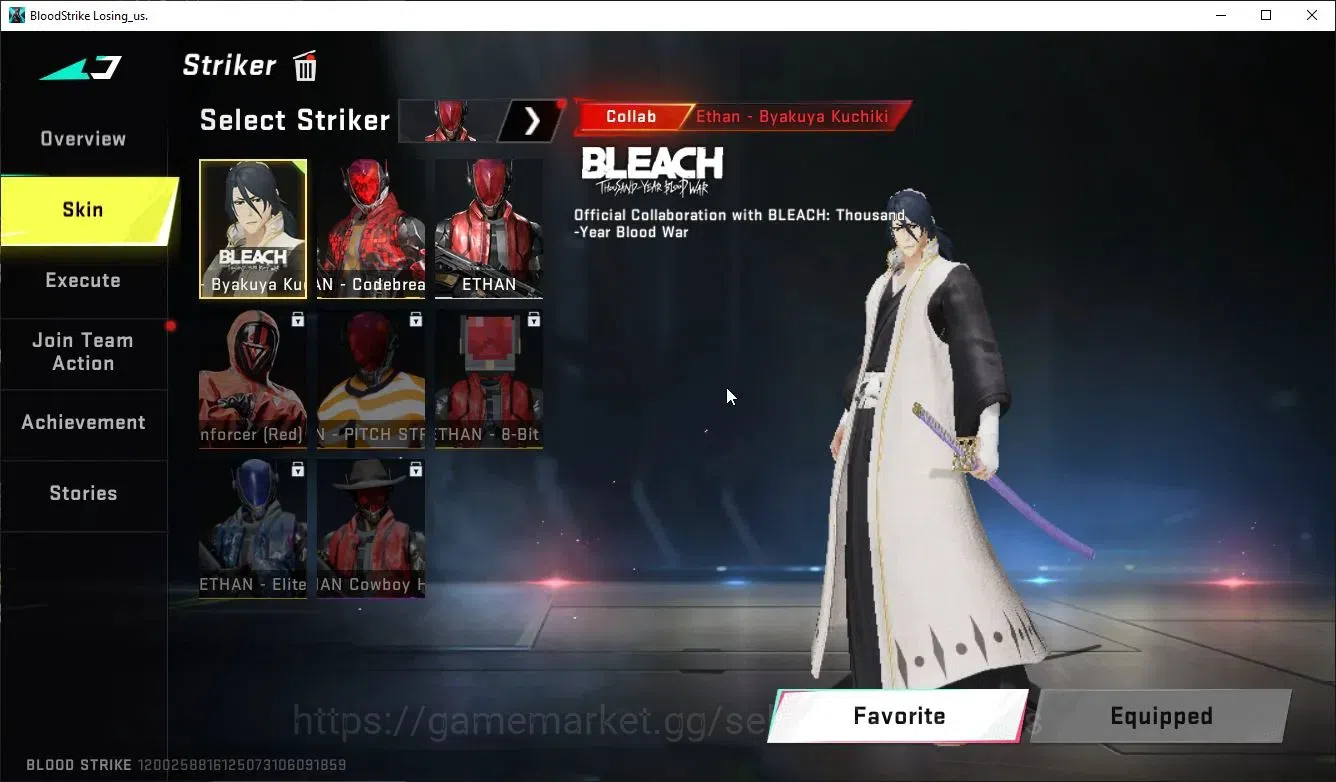 Blood Strike Accounts ASIA|Collab 7DS AK47,Karl98,BLEACH Byakuya,AOT-KAG image 4