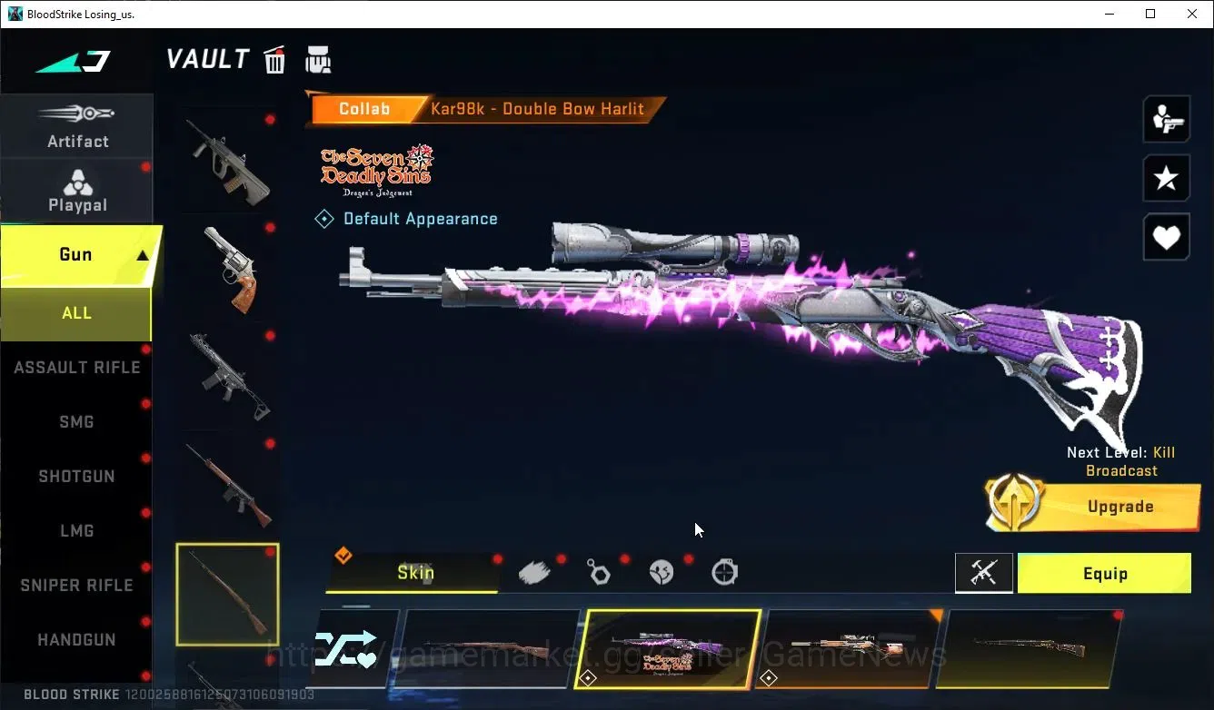 Blood Strike Accounts ASIA|Collab 7DS AK47,Karl98,BLEACH Byakuya,AOT-KAG image 8
