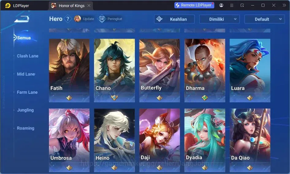 Honor of Kings Accounts GLOBAL|109HR|81SK|LOM Augran,Guiguzi|KIC Luna|Lege image 11