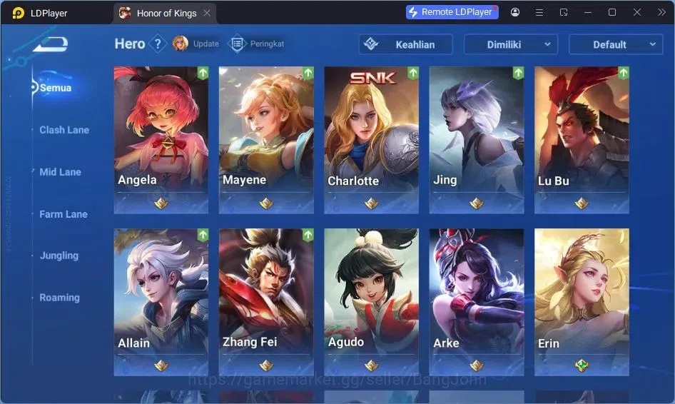 Honor of Kings Accounts GLOBAL|109HR|81SK|LOM Augran,Guiguzi|KIC Luna|Lege image 13