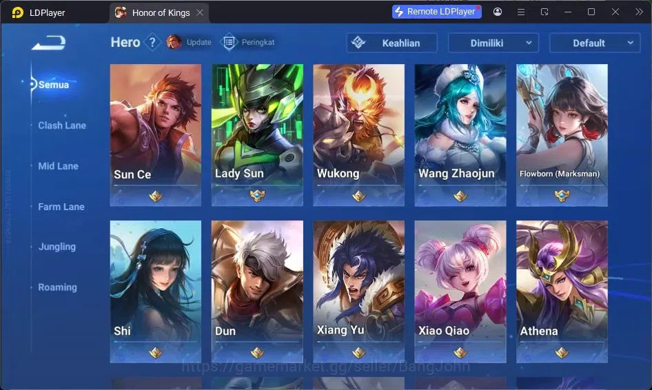 Honor of Kings Accounts GLOBAL|109HR|81SK|LOM Augran,Guiguzi|KIC Luna|Lege image 5