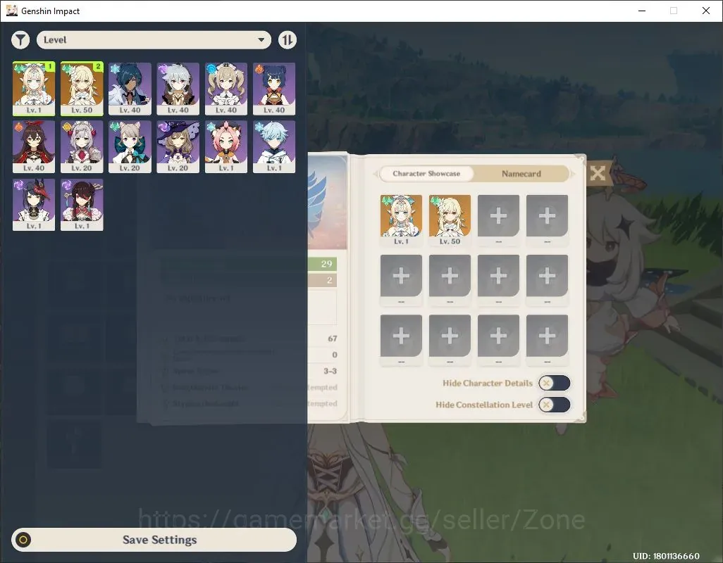 Genshin Impact Accounts Starter ASIA|Starter AR 29|1Limit Vesna+chrSTD Amber,Diona,Beidou Etc|Very Low Explore|MC 1
