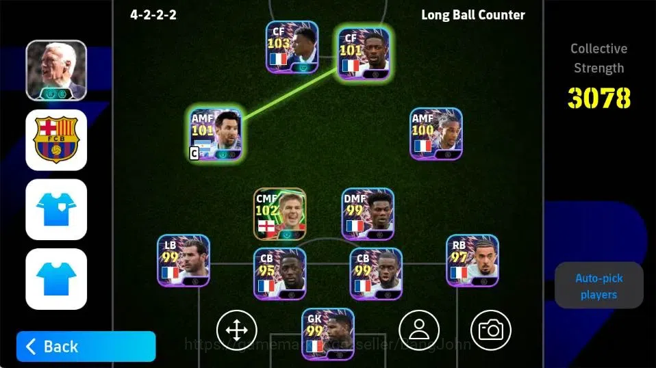 eFootball Accounts Legends & Iconic Players Mobile|PW 3078|Steven Gerrard Epic,Lionel Messi ShowT|Pack francis|2026|Check SS 1