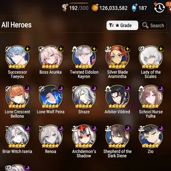 Epic Seven Accounts Others Global UnVerif|Mor 67|16 ML(LOT Scales,BArunka,Zio,SN Yulha,Shepherd,etc)+Full CZN,Fumyr,AS