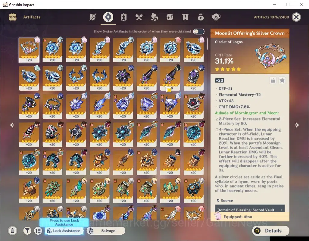 Genshin Impact Accounts Mid Game ASIA|AR 58|Rate On|9 7