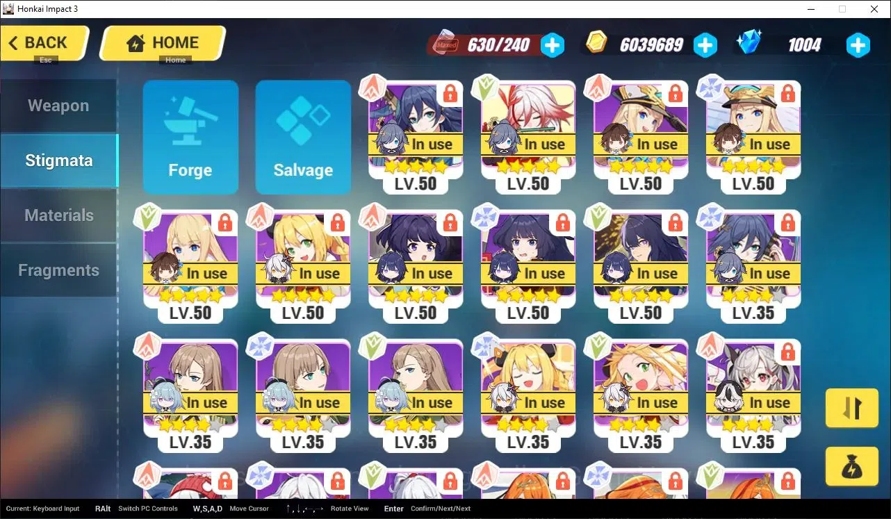 Honkai Impact 3rd Accounts SEA Lv80|2 Fullset|Raiden Xentinel 4/4,Elysia HeHo image 12