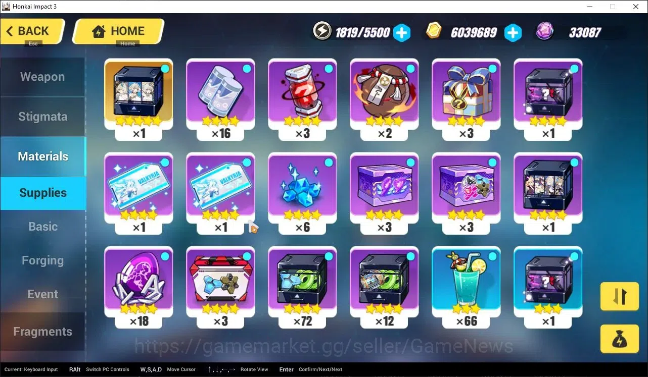 Honkai Impact 3rd Accounts SEA Lv80|2 Fullset|Raiden Xentinel 4/4,Elysia HeHo image 14