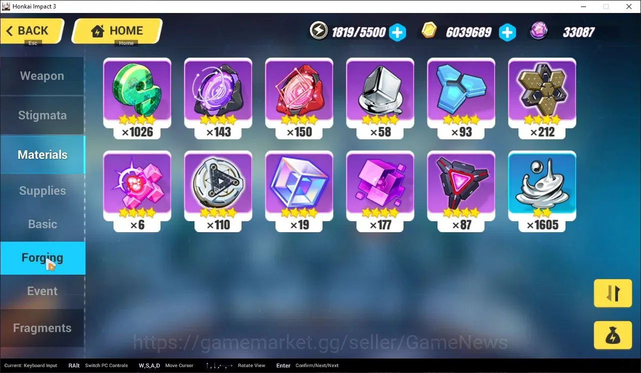 Honkai Impact 3rd Accounts SEA Lv80|2 Fullset|Raiden Xentinel 4/4,Elysia HeHo image 16