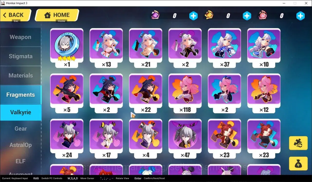 Honkai Impact 3rd Accounts SEA Lv80|2 Fullset|Raiden Xentinel 4/4,Elysia HeHo image 18