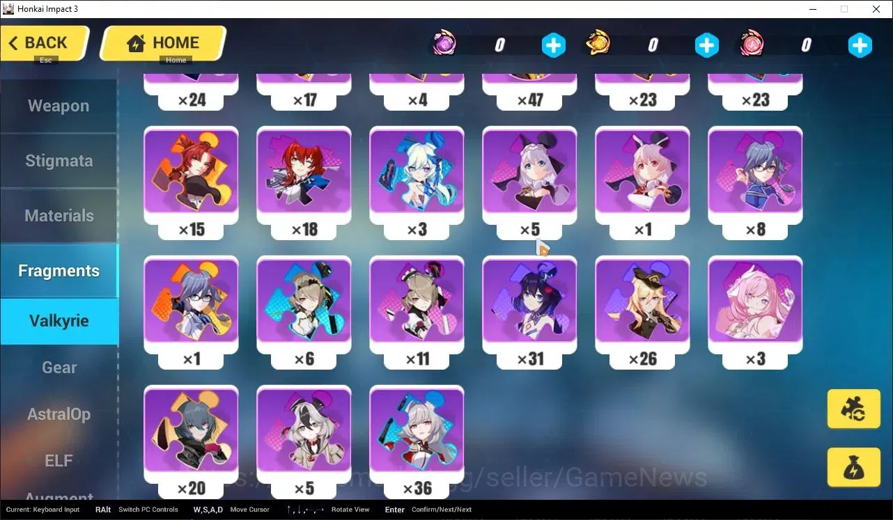 Honkai Impact 3rd Accounts SEA Lv80|2 Fullset|Raiden Xentinel 4/4,Elysia HeHo image 19