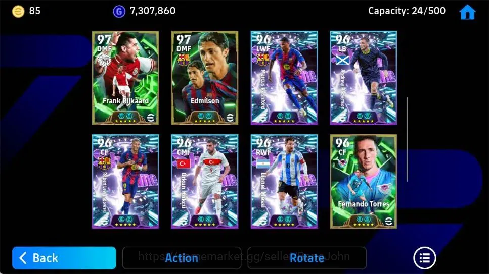 eFootball Accounts Android|PW 3173|Xabi Alonso Epic,Albert Ferrer Epi image 5