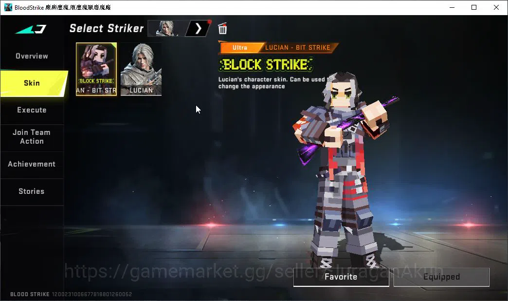 Blood Strike Accounts Mid-Tier ASIA|2 ETERNAL Vector-Shadowdrake Lv3,MP5-Bloodrift Lv3,Collab EVA KATYA,Etc|Melee Katana|11 9