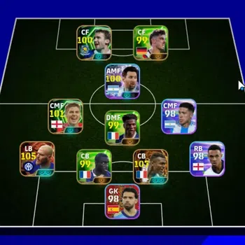 eFootball Accounts Legends & Iconic Players Android|2 Big Time (Marcel Desailly,Federico Dimarco),Epic Steven Gerrard,Andriy