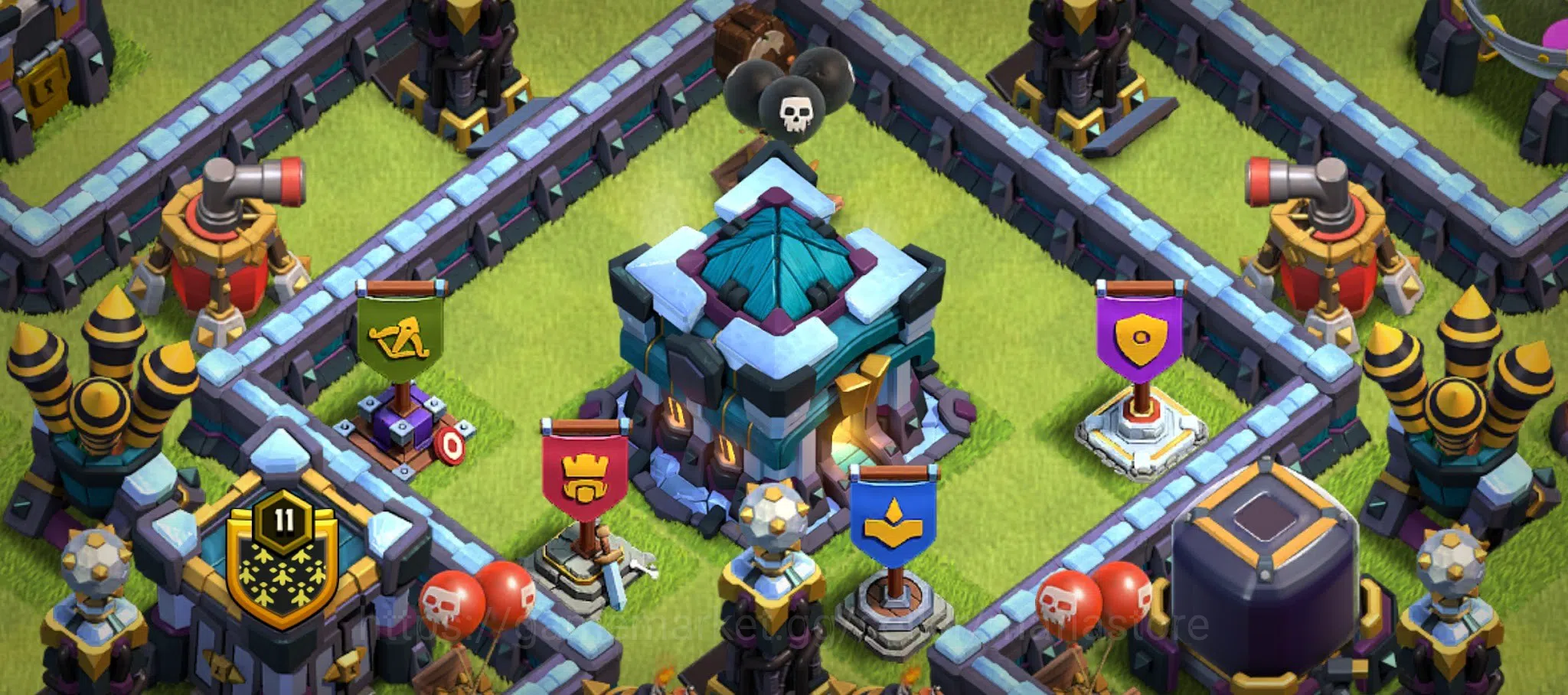 Clash of Clans Accounts TH13 MAX AQ Lvl 75, GW Lvl 50, RC Lvl 25 Heroes, E image 4