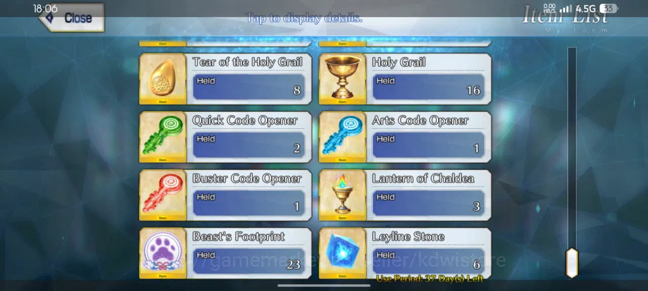 Fate-Grand Order Accounts FGO | NA | Account Level 127 | 14 SSR | Mid Game image 10