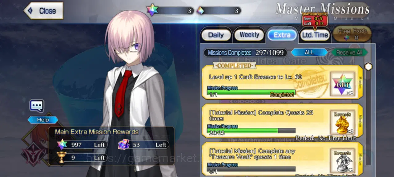 Fate-Grand Order Accounts FGO | NA | Account Level 127 | 14 SSR | Mid Game image 11
