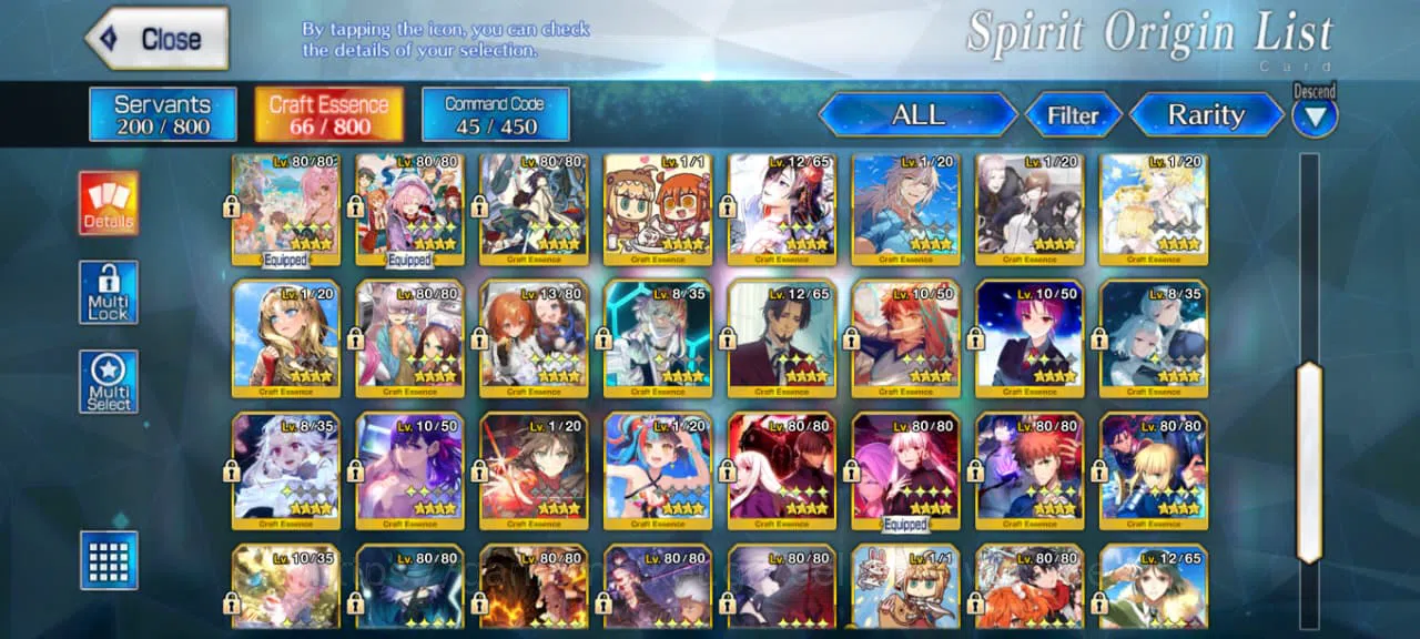 Fate-Grand Order Accounts FGO | NA | Account Level 127 | 14 SSR | Mid Game image 3