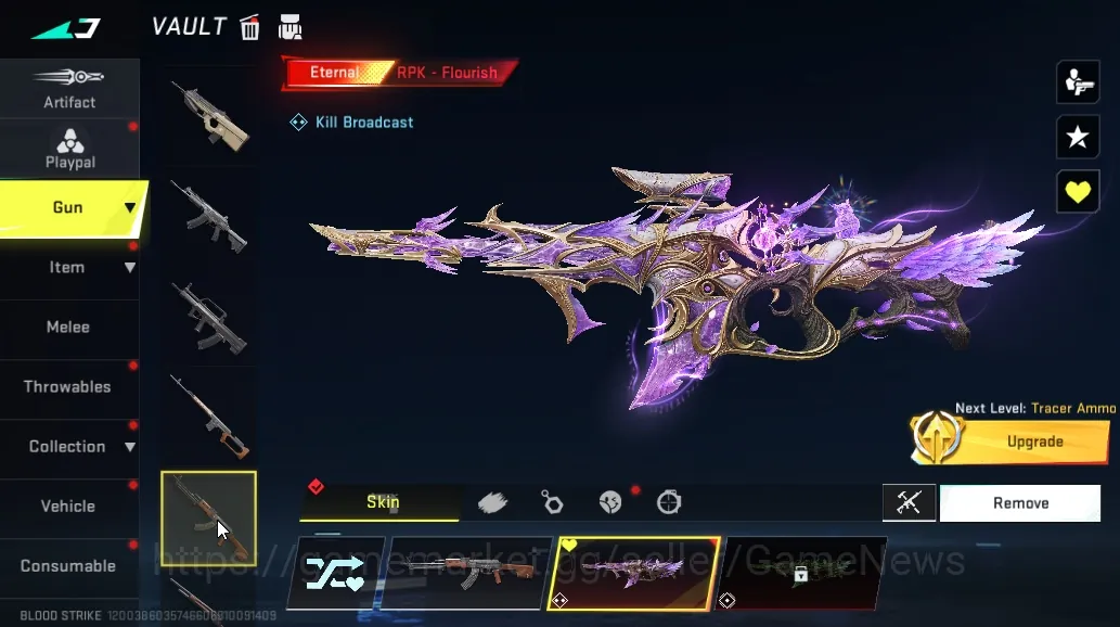 Blood Strike Accounts Starter Asia| Eternal RPK Flourish Lv2|Ultra Bizon Copperhead|Legendary M4A1 Venom,NOVA Rebel 1