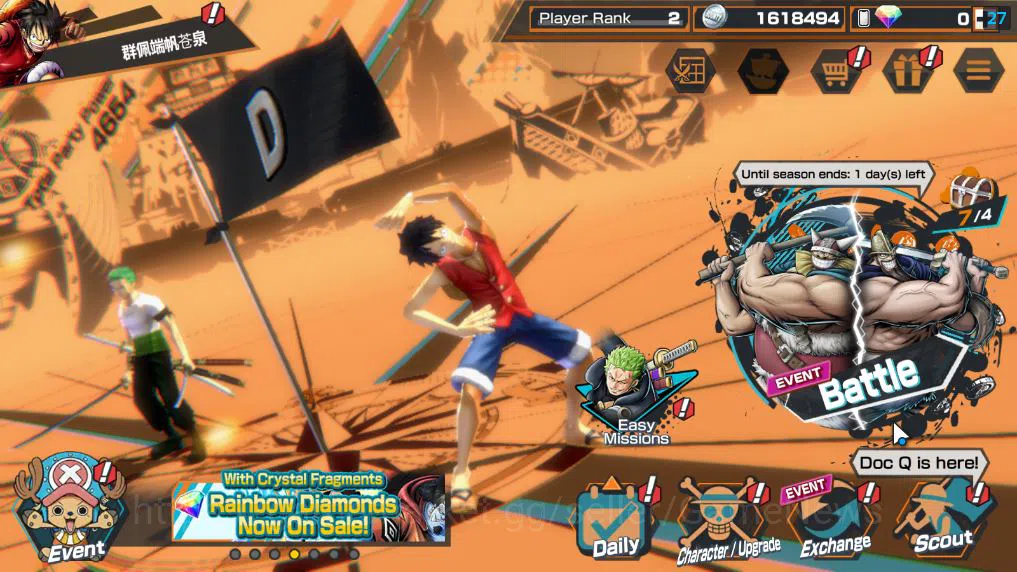 One Piece Bounty Rush Mid-Tier Global|3 EX 5 |Elder St Etehanborn V.Nusjuro,Divin image 1