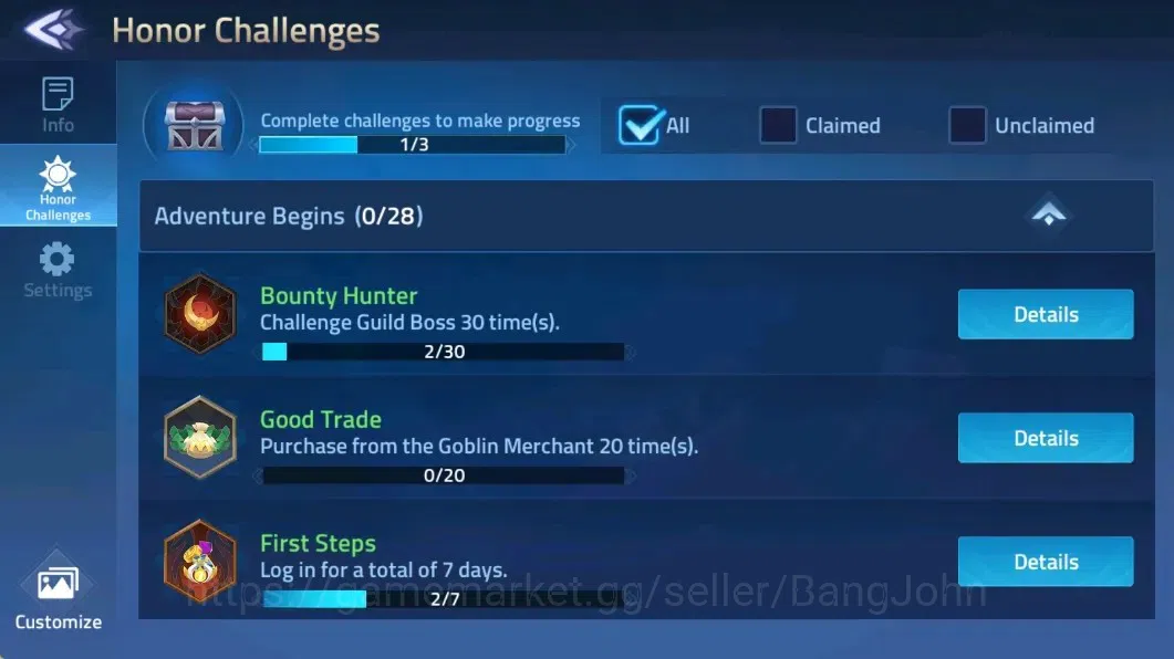 Mobile Legends: Adventure Accounts Global |LV 35|604k Power |VIP 5|Camp 27-12|Hero 61 |25 SSR 4