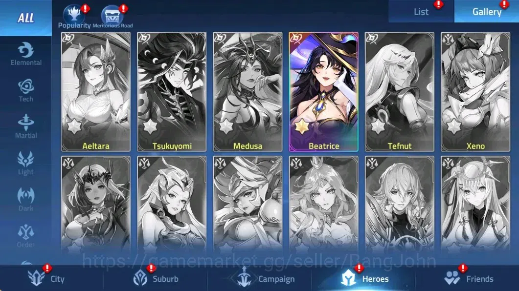 Mobile Legends: Adventure Accounts Global |LV 35|604k Power |VIP 5|Camp 27-12|Hero 61 |25 SSR 6